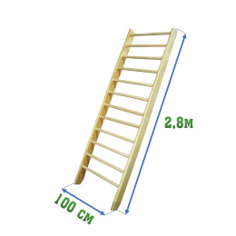 Шведская стенка 2,8х1м 