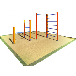 Спортивный комплекс № 4 шведская стенка, турник для отжимания