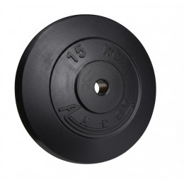 Обрезиненный диск Антат 15 кг, 51 мм