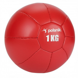 Медицинбол 1 кг, искусственная кожа