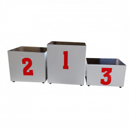 Пьедестал для победителей (металлический каркас)