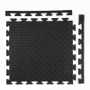 Черный мат-пазл 50х50 см, 8 мм для фитнес-зоны
