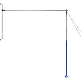 Перекладина гимнастическая пристенная на растяжках